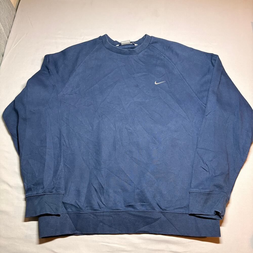 Y2k Nike blue crewneck sweatshirt